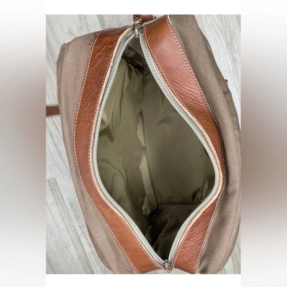 White Wing Business/ Travel Duffel waxed Bag.